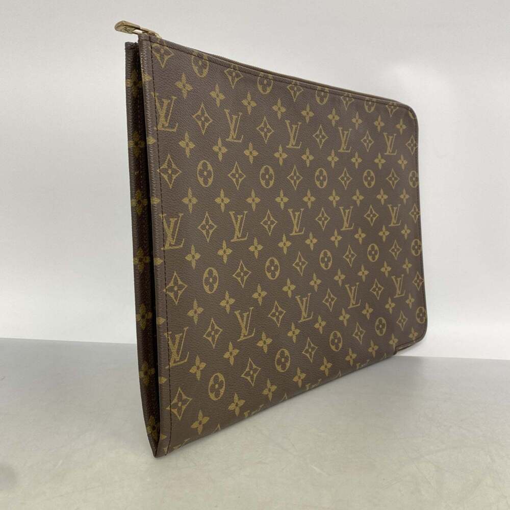LOUIS VUITTON Brown Monogram Pochette Clutch Bag - Picture 2 of 8